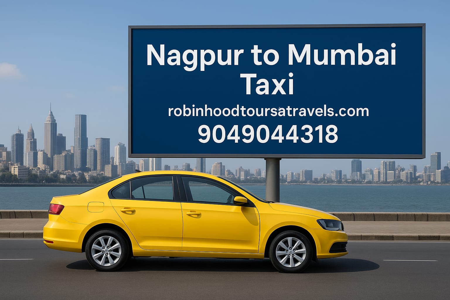 Nagpur to Mumbai One Way Cab Booking