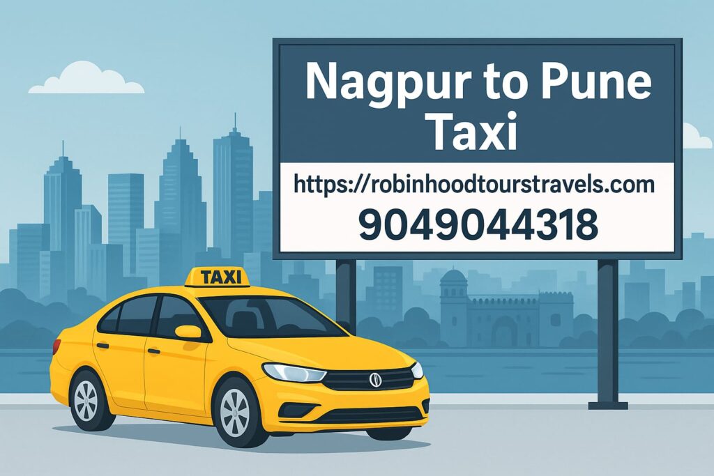 Nagpur to Pune taxi service in a comfortable and safe vehicle