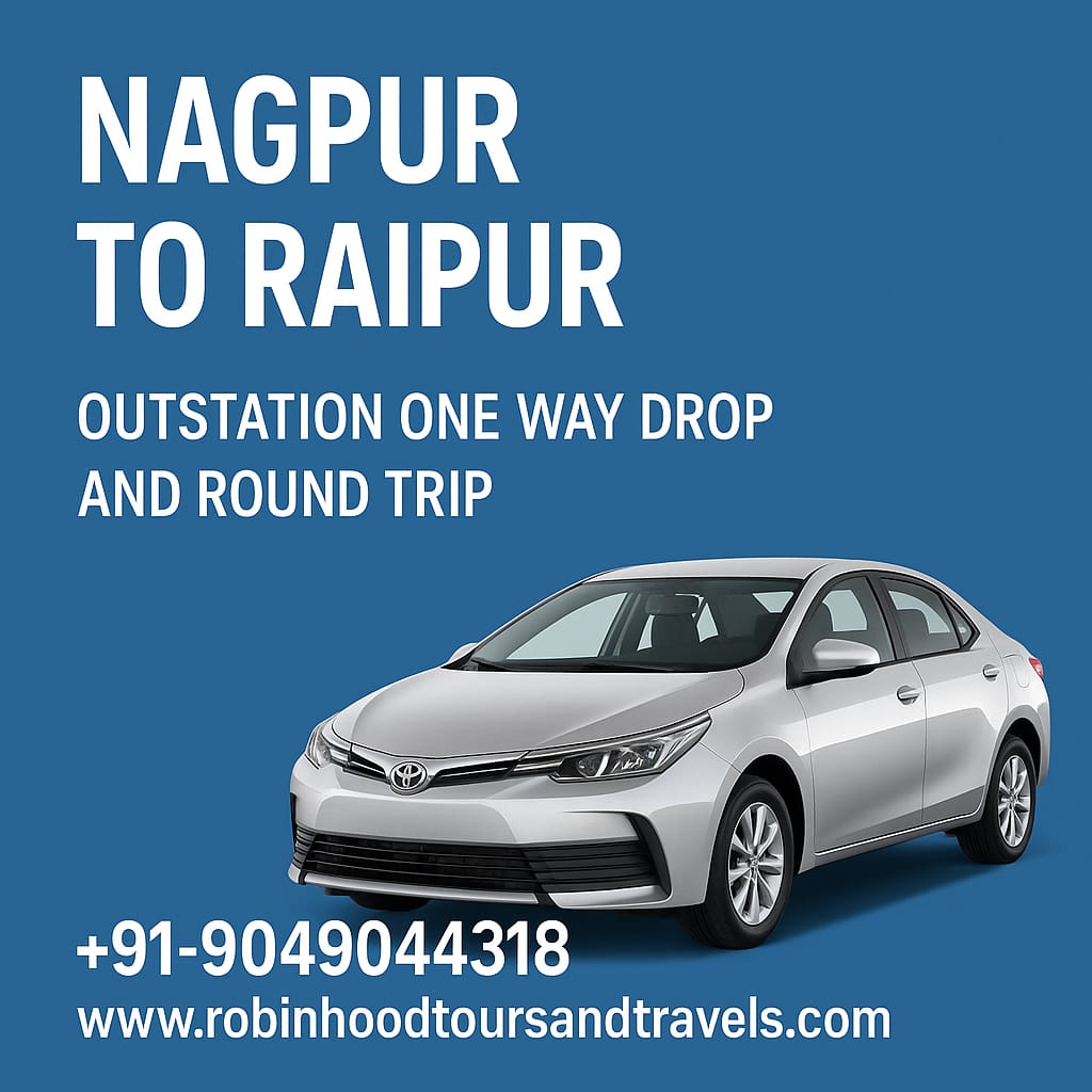 Nagpur to Raipur Taxi – Reliable Sedan, SUV, and Tempo Traveler Service