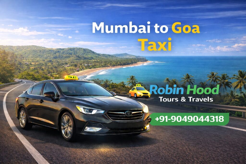 Mumbai to Goa taxi service for comfortable coastal road trip travel