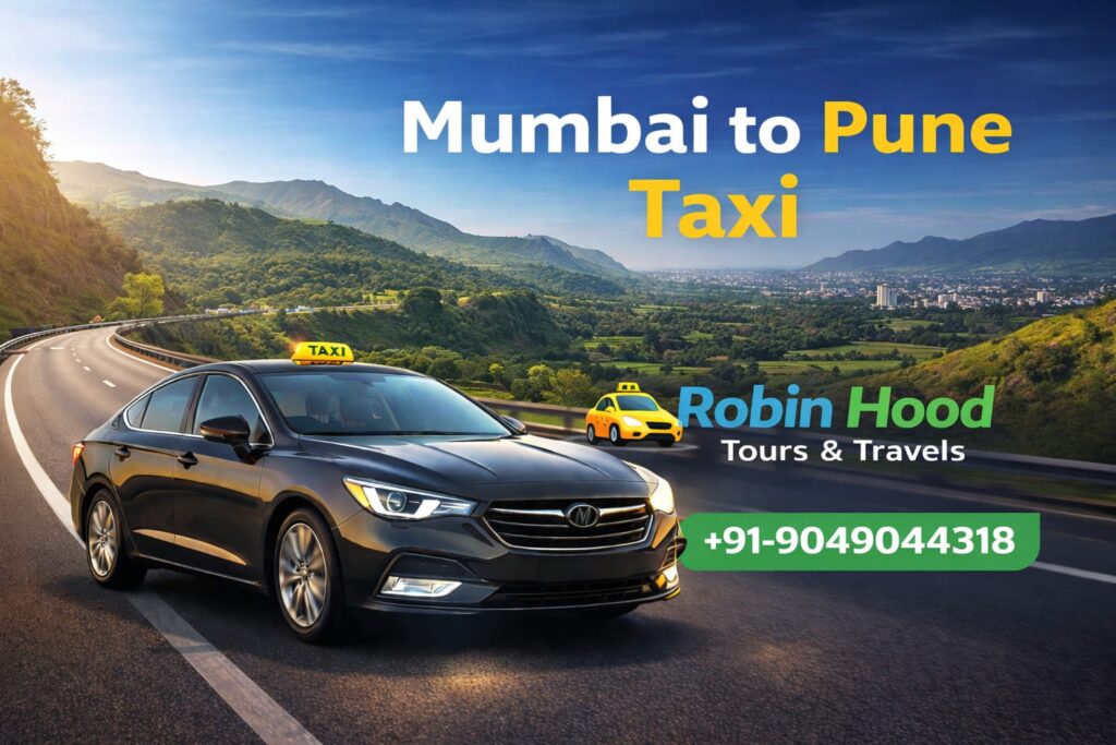 Mumbai to Pune taxi service with comfortable cars and professional drivers