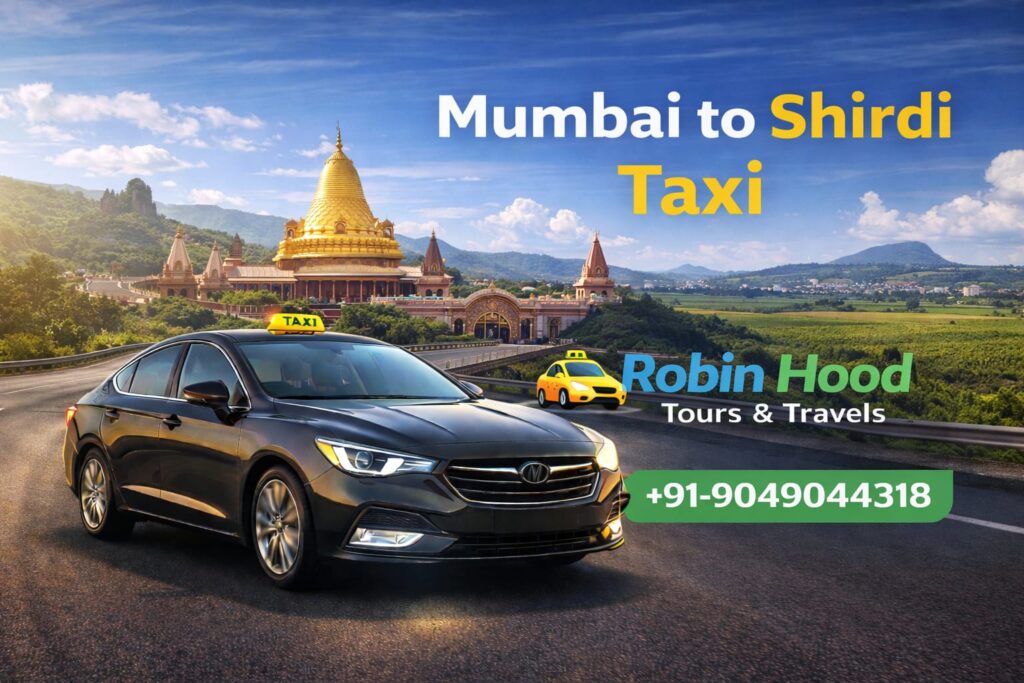 Mumbai to Shirdi taxi service for Sai Baba darshan with comfortable cars
