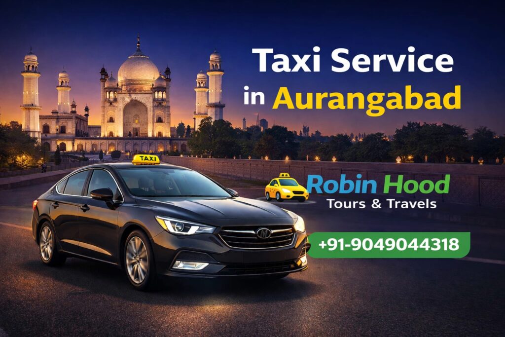 Affordable taxi service in Aurangabad with clean cars and professional drivers